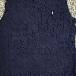 Boy's Polo by Ralph Lauren Dark Blue V-Neck Sweater Vest
